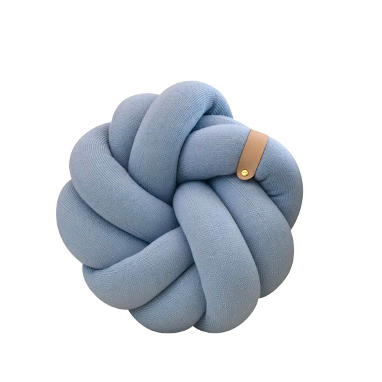 Knotenkissen Blossom, heaven blau