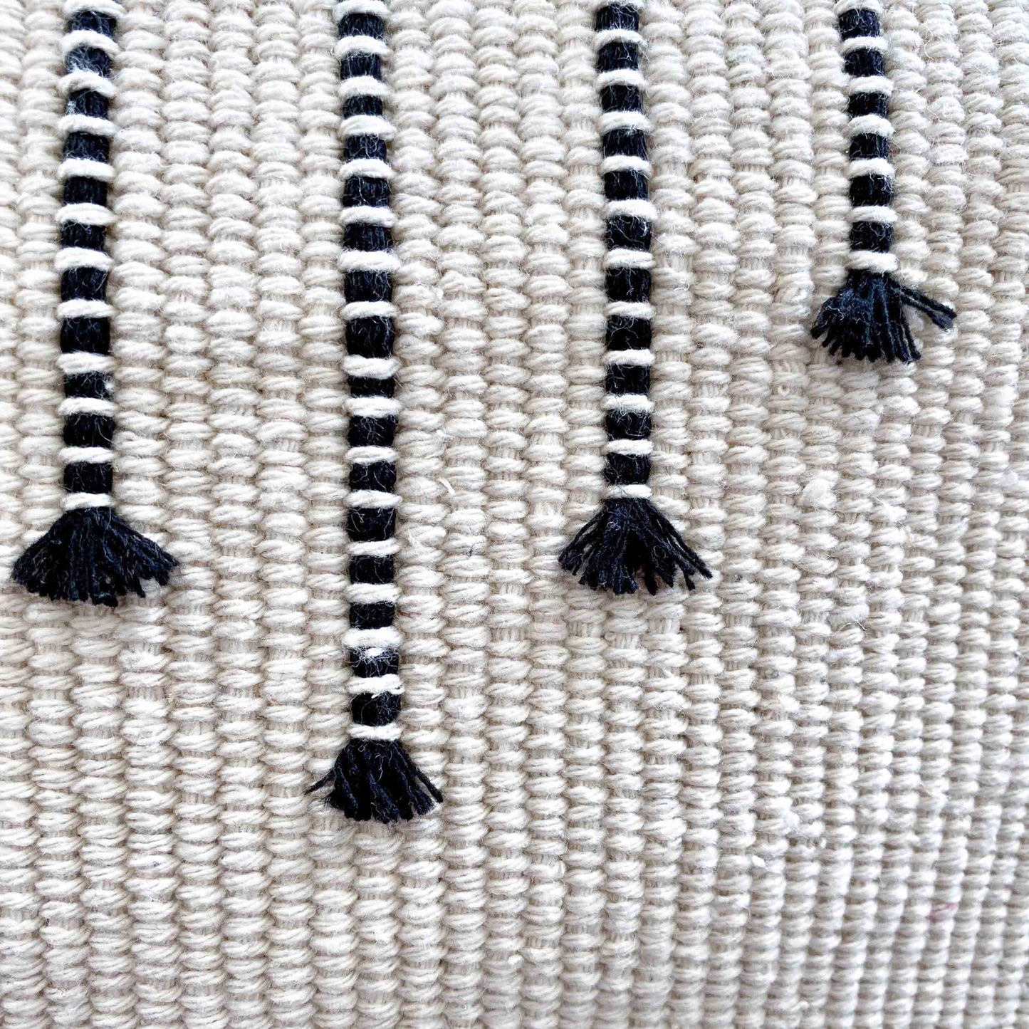 Boho-Set Kissenbezug Tassel inkl. Innenkissen, rechteckig