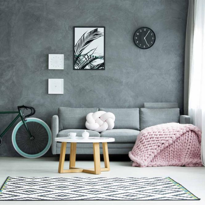 Wolldecke Cosima Chunky Knit, babypink