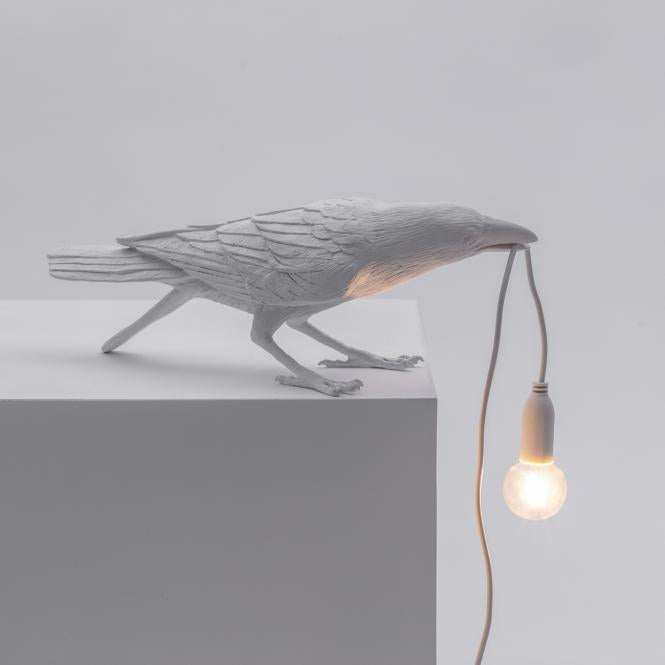 "Bird Lamp" Playing, weiß