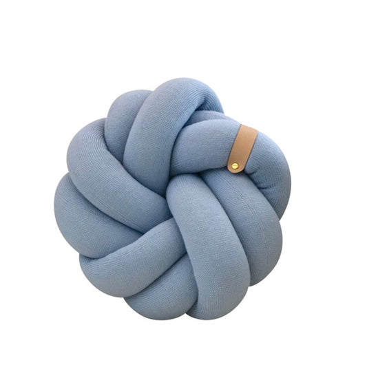 Knotenkissen Blossom, heaven blau