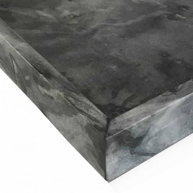 Marmortablett, quadratisch dunkelgrau