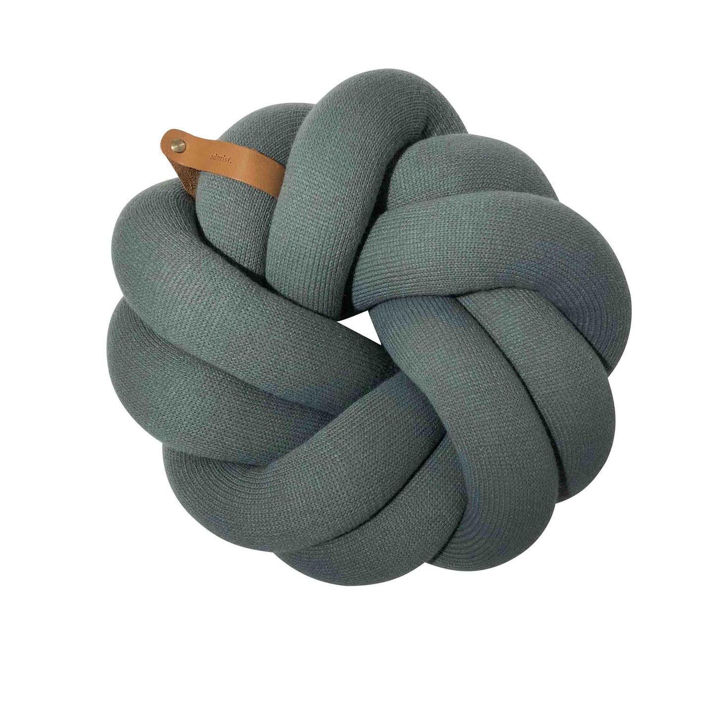 Knotenkissen Blossom, grey