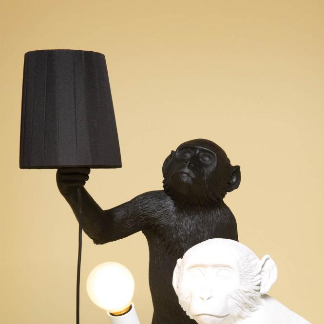 Lampenschirm für Lampe "Primate Lighting" schwarz von Seletti