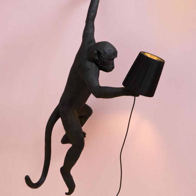 Lampenschirm für Lampe "Primate Lighting" schwarz von Seletti