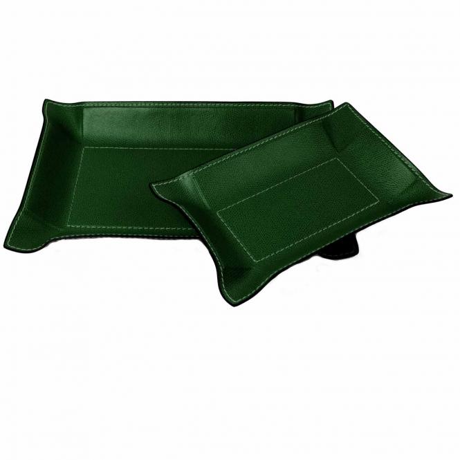 Lederablage Jack rechteckig Racing Green