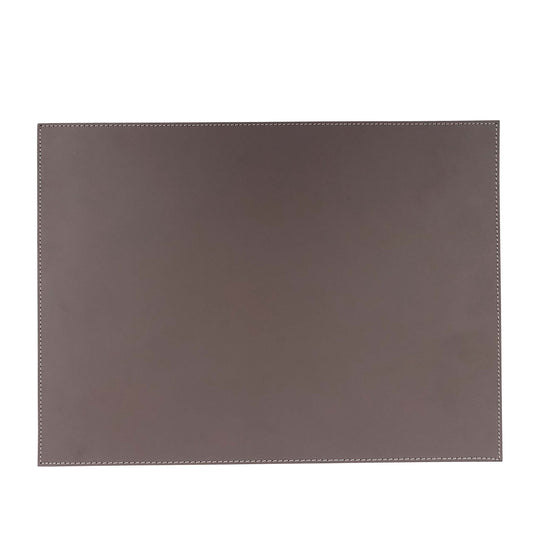Leder Tischset, Lederunterlage KANON rechteckig, taupe